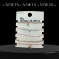 thumbnail image 4 of No Boundaries Beaded Women's and Teen 5pc Word Stretch Bracelet Set, 4 of 4
