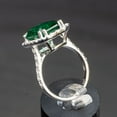 thumbnail image 3 of Emerald ring for women, Vintage emerald ring, Emerald engagement ring, Statement ring,, 3 of 5