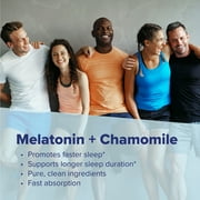 Superior Source Melatonin 3 mg - Healthy Sleep Support Supplement for Adults - Melatonin Formula with Chamomile Aids Relaxation & Restful Sleep - 60 Sublingual Dissolving Tablets