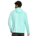 thumbnail image 6 of Men’s UPF 50+ Hoodie Shirt with Mask Long Sleeve Permanent UV Sun Protection Neck Gaiter Performance T for Outdoor, 6 of 9