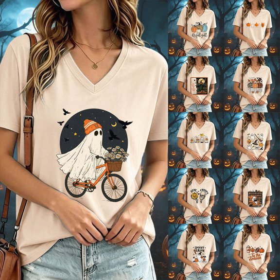 Women's T Shirt Short Sleeve Top Daily Tunic Blouse Gift Tops Tunic Blouse Graphic Blouse Casual Basic Tee