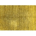 thumbnail image 1 of Ahgly Company Machine Washable Indoor Rectangle Abstract Yellow Modern Area Rugs, 7' x 10', 1 of 4