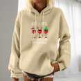 thumbnail image 2 of Sudadera Con Capucha de Navidad Para Mujer, Blusa de Camisa Con Bolsillo de Manga Larga Con Estampado A La Moda Odeerbi ODB197381, 2 of 5