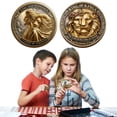 thumbnail image 1 of Commemorative Coin, Biblical Prophecy Keepsake With Detailed Craftsmanship, for Devotional Reminder, Color, 1 of 9