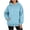 Light Blue, variant on Essentials Hoodie Zaewscy Women's Fashionable Loose-fitting Pocket Color Long-sleeved Hooded Sweater For Spring And Winter