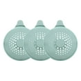 thumbnail image 1 of Uxcell 3packs Shower Drain Hair Catcher Round Drain Strainers for Shower, Lake Blue, 1 of 5