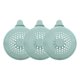thumbnail image 1 of Uxcell 3packs Shower Drain Hair Catcher Round Drain Strainers for Shower, Lake Blue, 1 of 5