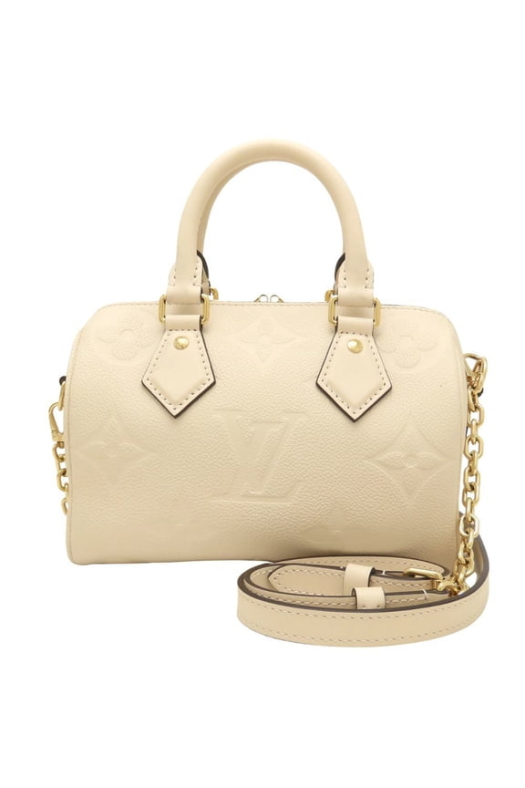 Pre-Owned LOUIS VUITTON Louis Vuitton Monogram Empreinte Speedy Bandoulire 20 2-Way Handbag...