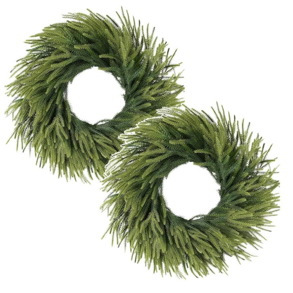 2Pack Elegant Floral Wreath For Home For Front Door Entryway Or Indoor Wall DÃ©cor Ideal For Seasonal Celebrations And Year Round Use Wreath Home Decor