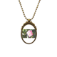 thumbnail image 1 of Summer Lake hoja de loto Collar Retro Elíptico Colgante Achinado Unbranded M, 1 of 3