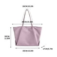 thumbnail image 3 of WQJNWEQ Bag Tote Bag Canvas Bag Waterproof Nylon Bag Large Bag Casual Ladies Large Capacity Shoulder Bag gifts makeup, 3 of 5