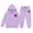 C175 Purple, variant on CONZONE Toddler Girls Sweatsuits Fall Winter 2 Piece Set Long Sleeve Cherry Graphic Hoodies and Sweatpants Soft Girls Outfits Size 2-3 Years