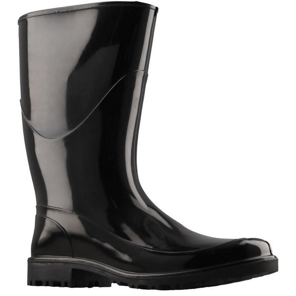 Botas Lluvia TOP MODA Comodas Mujer Versatil negro 25
