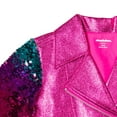 thumbnail image 5 of JoJo Siwa Jojo Siwa Unicorn Big Girls Sequin Zip Up Jacket Little Kid to Big Kid, 5 of 5