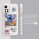 thumbnail image 3 of Case For Redmi Note 12 11 11T 11R 11E 10 9 8 7 7S PRO PLUS 4G 5G Simple Liquid silicone Case Cartoon Lilo & Stitch Angel, 3 of 5