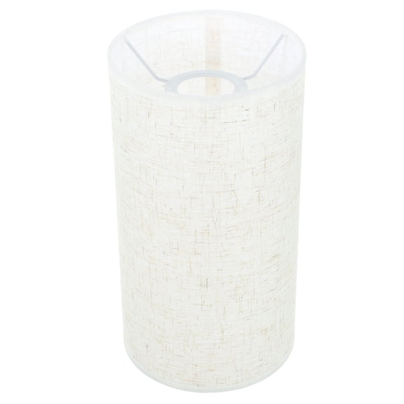 FOMIYES Modern White Linen Lampshade Round Shape Soft Lighting Table Lamp 1pc