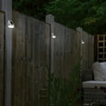 thumbnail image 5 of TORCHSTAR 12-Pack Solar-Powered LED Fence Light for Outdoor, Patio, Backyard, 4000K Cool White Dusk-to-Dawn Deck Lights, 90° Beam Angle Post Night Lighting, Stairs Decoration, White, 5 of 7