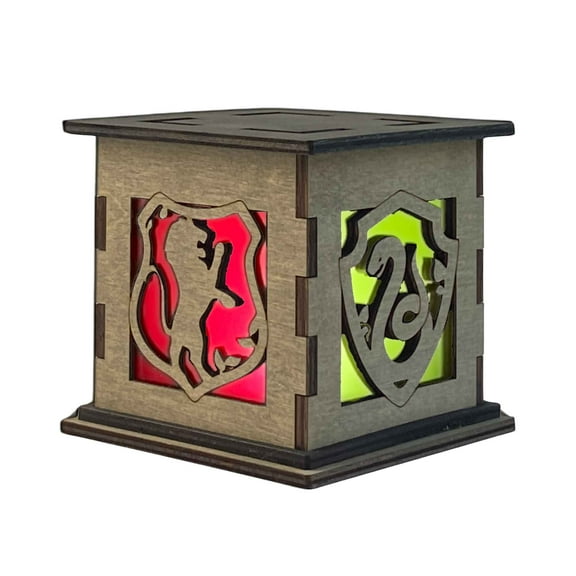 Hogwarts Houses Decorative Glow Box | Harry Potter Home Decor | HP Nightlight