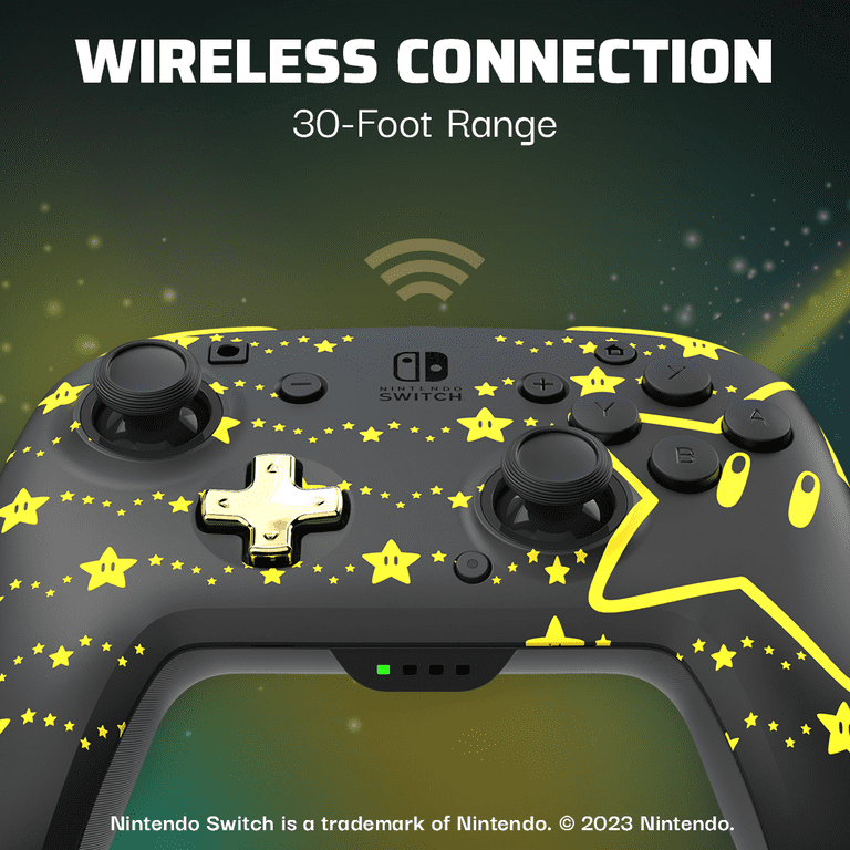 Nintendo Switch REMATCH GLOW Wireless Controller Super Star