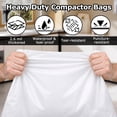 thumbnail image 2 of 60 Pack Trash Compactor Bags Heavy Duty Compactor Bag for Kitchen Leak Proof 2.6 MIL Thickened Garbage Compactor Bags Fit for 15 inch Drawer Compactors(with Reserved Holes&Ties), 2 of 4