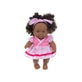 thumbnail image 2 of KOYPTL Lifelike Reborn Baby Dolls for Kids Age Boys Girls 2 3 4 5 6, 8 inch Realistic Black Girl Newborn Real Life Baby Girl Dolls Soft Vinyl Baby Dolls with Clothes and Toy Gift for Kids, 2 of 6