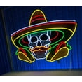 thumbnail image 3 of Glowneon Skull And Tacos Acrylic Neon Signs, Mexican Restaurant Decor, 3 of 4
