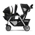 thumbnail image 6 of Chicco Cortina Together Double Stroller for Infants and Toddlers - Minerale (Black/Silver), New, 6 of 12