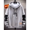 thumbnail image 3 of Sudadera con capucha para hombre, estilo hip hop, nueva ropa negra para hombre, ropa holgada de lujo, ropa de calle, sudadera, sudaderas baratas, tallas S, 3 of 5