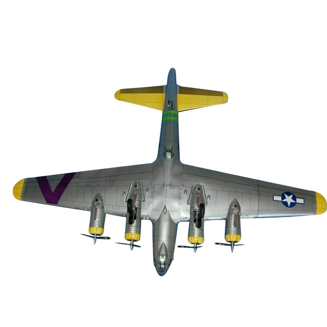 Maquette d'Avion B-17 Flying Fortress à l'Échelle 1:47, Bombardier Lourd, Bricolage, Trousse de Maquette en Papier pour Boeing (Trousse Non Assemblée)