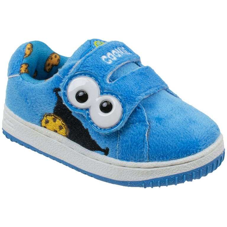 Kommentér grænse effektivt Sesame Street Cookie Monster Prewalker Baby Shoes with Strap, Blue, Toddler  Size 6 - Walmart.com