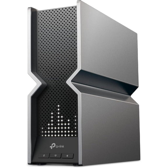 Open Box TP-Link Tri-Band BE19000 WiFi 7 Router (Archer BE800) | 12-Stream 19 Gbps | 2 10G + 4 2.5G Ports | LED Screen | 8 High-Performance Antennas | VPN, Easy Mesh, 44 MU-MIMO, HomeShield, Private IoT