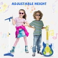 thumbnail image 3 of Set de guitarra musical y micrófono Contixo TG4 para niños azul, 3 of 7