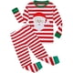 thumbnail image 1 of Pijamas de Navidad para bebés y niñas, conjunto de pijamas de Navidad de Papá Noel, ropa de dormir de algodón para niños pequeños, ropa de dormir de Año Nuevo para niños, conjunto informal, 1 of 4