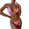 thumbnail image 2 of CEHVOM Ensemble 2 Pcs Femmes Bikini Licou Paréos Couverture Maillot de Bain Plage, 2 of 6