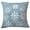 Snowflake, variant on QISIWOLE Christmas Train Cushion Cover, Blue Holiday Ball Tree Snow Print Pillowcase, 18 x 18 in Polyester Pillow Cover, for Sofa Couch Bedroom and Christmas Decor