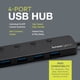 thumbnail image 2 of Hub USB 3.0 con puerto Knox Gear 4 para ordenador portátil Mac, PC, PS4, Xbox, 2 of 9