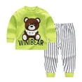 thumbnail image 4 of Koszal Ensemble de Pyjama 2 Pcs Imprimé Animal pour Enfants Garçon Fille Manches Longues Pantalon, 4 of 7
