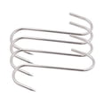thumbnail image 2 of 5 Inch 4mm Meat Hooks HONSHEN S-Hook Stainless Steel Meat Processing Butcher Hook Pot Hooks, 2 of 4