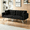 Black, variant on Gewnee 74”Velvet Convertible Futon Sofa Bed,Upholstered Futon Couch with 3-Position Adjustable Split Back & 2 Pillows,Suitable for Home,Office,Guest.Black