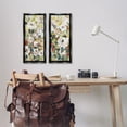 thumbnail image 3 of Stupell Industries Bright Cottage Gardens Plants & Flowers Painting Black Floater Framed Canvas Art Print Wall Art, 11 x 25, Set of 2, 3 of 10