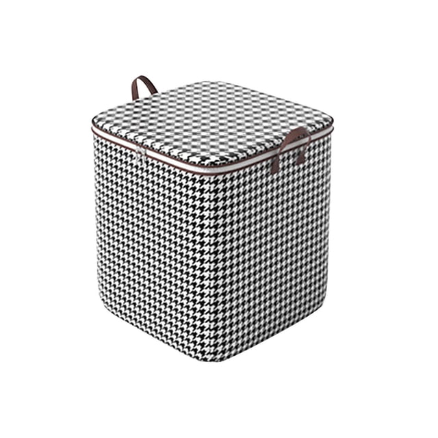Home Textile Storage Large Capacity Clothes Organizer Bag with Reinforced Handle Stackable Wardrobe Sorter Portable Zipper for Home Closet Space-Saving Storage Solution