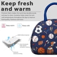 thumbnail image 2 of Sac à Lunch Esprit d'Équipe – Sac Isotherme Réutilisable avec Design Sportif, Étanche et Spacieux pour Entraînements Ou Repas Quotidiens, 2 of 4