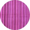 thumbnail image 1 of Ahgly Company Indoor Round Oriental Purple Traditional Area Rugs, 3' Round, 1 of 4