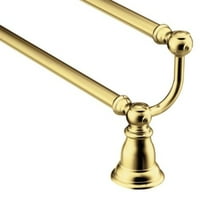 Moen Towel Bars Product Image Moen Yb5422 24 Double Towel Bar From The Kingsley Collection