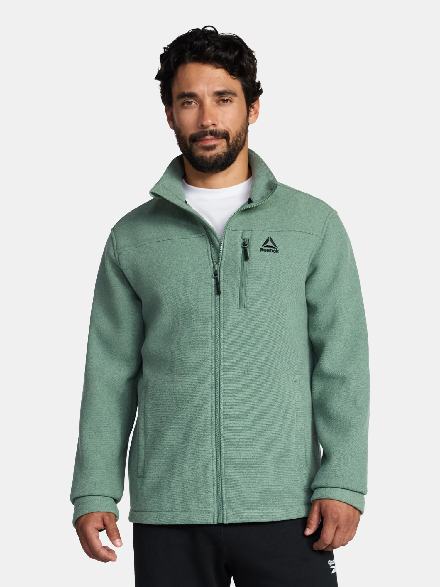 Reebok Men and Big Men's Fleece Zip Jacket, Sizes S-3XL