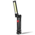 COB+LED Torch Flexible Inspection Lamp Cordless Worklight Flashlight La