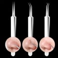 thumbnail image 5 of Beauty Salon Tweezers For Blackheads, High Hard Stainless Steel Blackhead Removal Kit,Precision Slant & Pointed Tips for Makeup Home Kits (1Set-A), 5 of 5