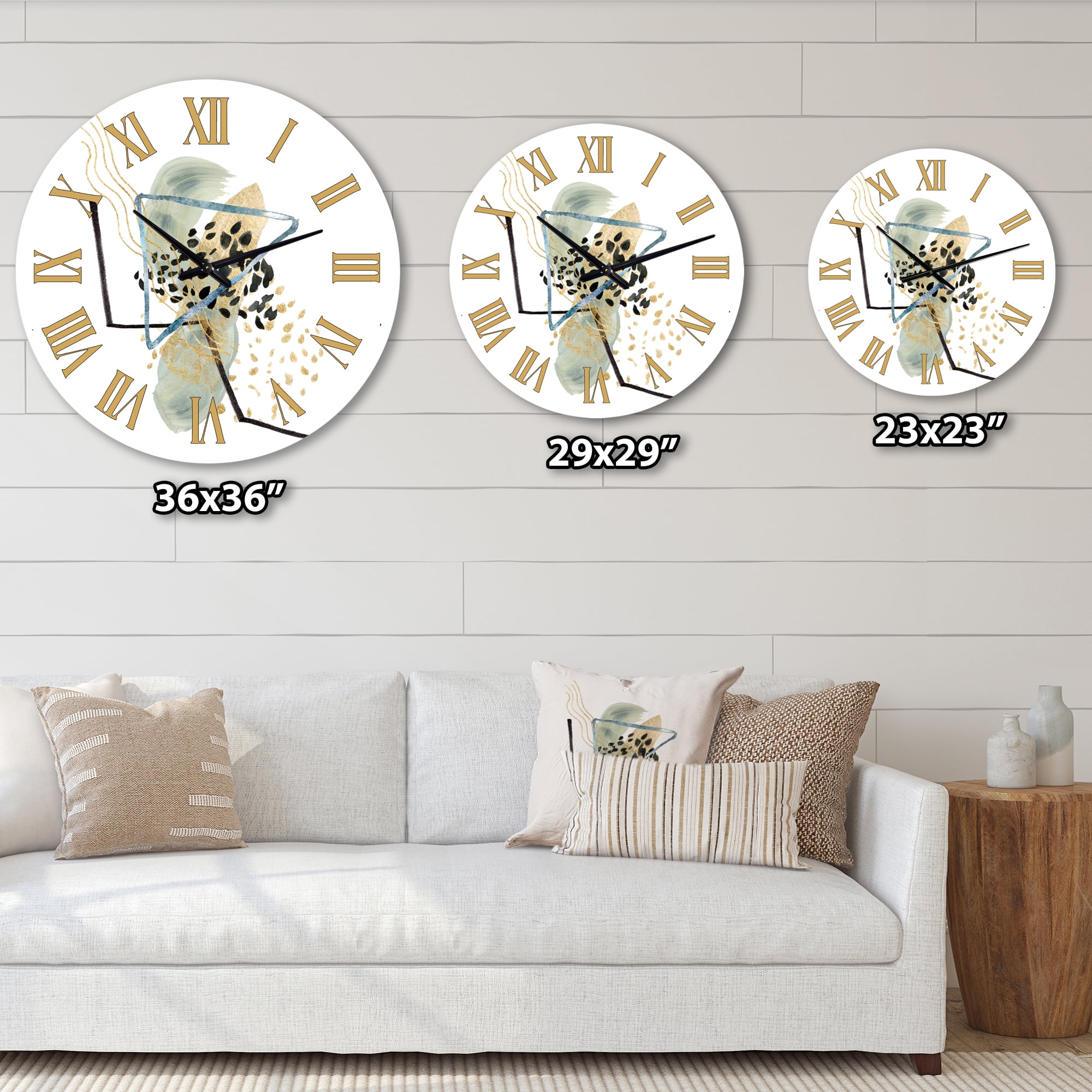 Designart 1 in Quartz Modern/Contemporary Wall Clock
