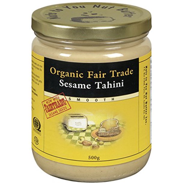 Nuts to You Nut Butter Organic Fair Trade Sesame Tahini Smooth, 500 g