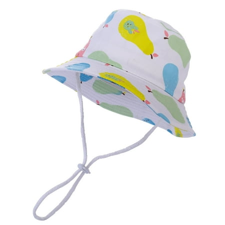 

Dadaria Baby Girl Winter Hat Toddler Kids Summer Print Pattern Outdoor Children Sun Beach Fisherman s Hat White 50 Girls